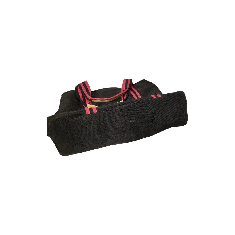 Tommy Hilfiger Tote Bag Women L Red Black Expandable